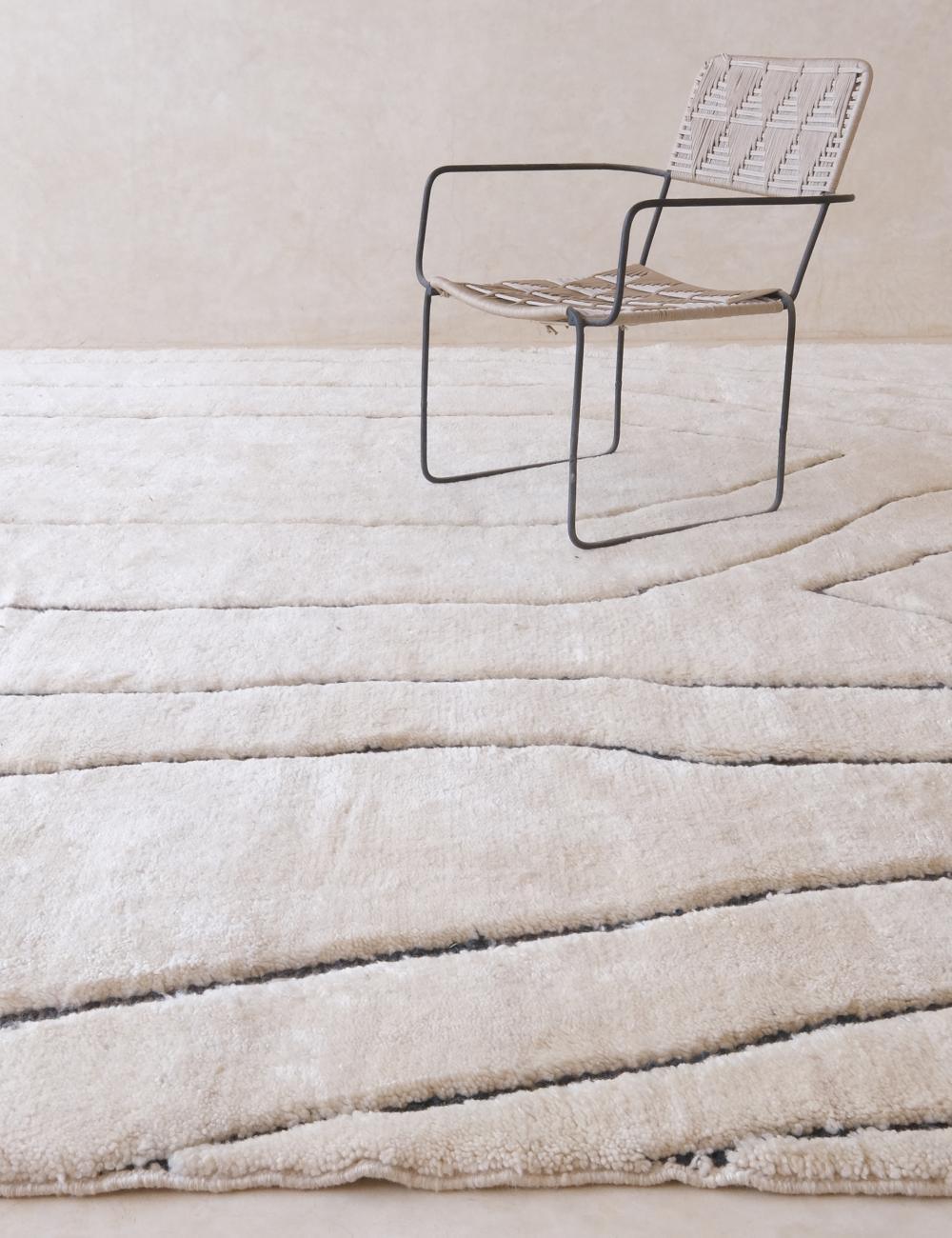 Moroccan Beni Mrirt Wool Rug 13.5 x 10.9 ft / 410 x 335 cm - Surcoma