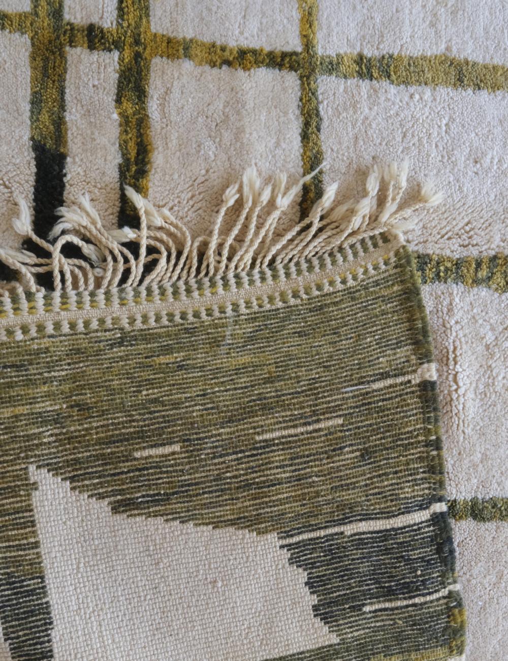 Moroccan Beni Mrirt Wool Rug 11.7 x 8.6 ft / 356 x 262 cm - Surcoma
