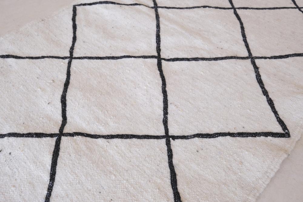 Beni Ourain Hallway Flatweave Rug 10.8 x 2.4 ft / 328 x 73 cm - Surcoma