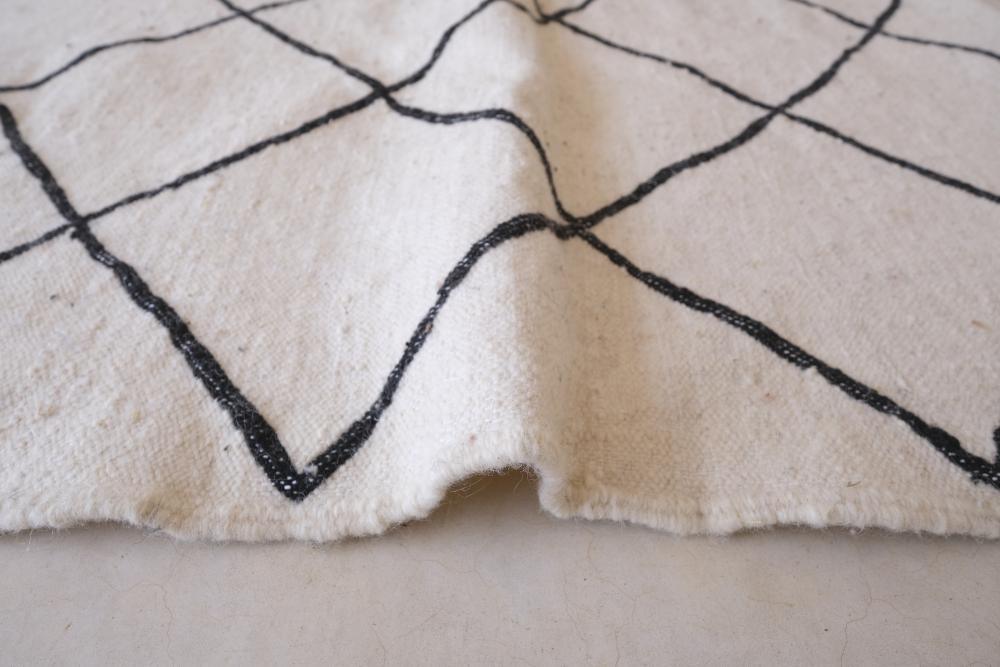 Beni Ourain Hallway Flatweave Rug 10.8 x 2.4 ft / 328 x 73 cm - Surcoma