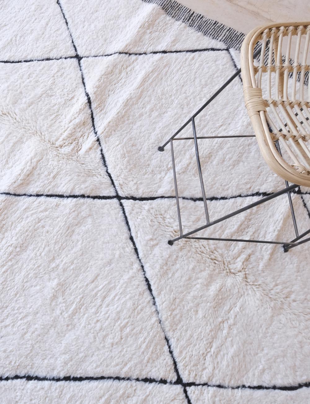 Moroccan Custom Beni Ourain Style Rug