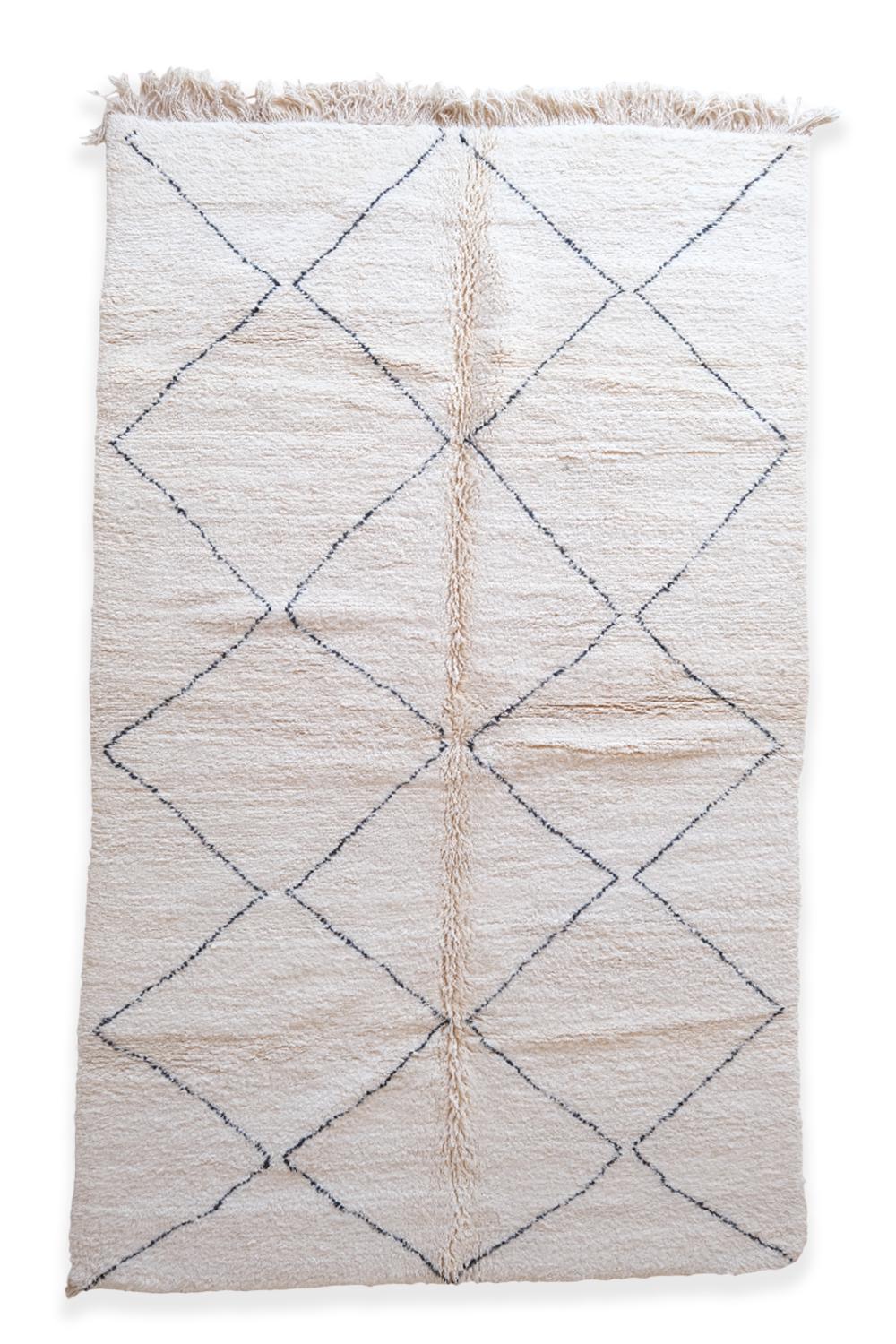 Beni Ourain Rug 10 x 6 ft / 305 x 185 cm - Surcoma