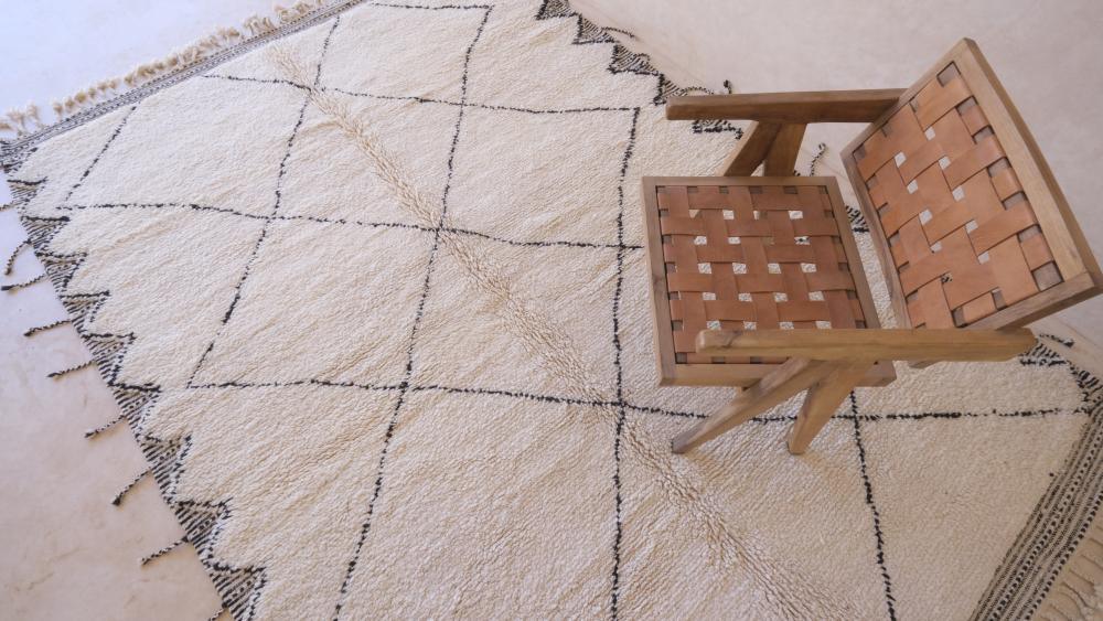 Beni Ourain Rug - 9.8 x 6.6 ft / 298 x 204 cm - Surcoma