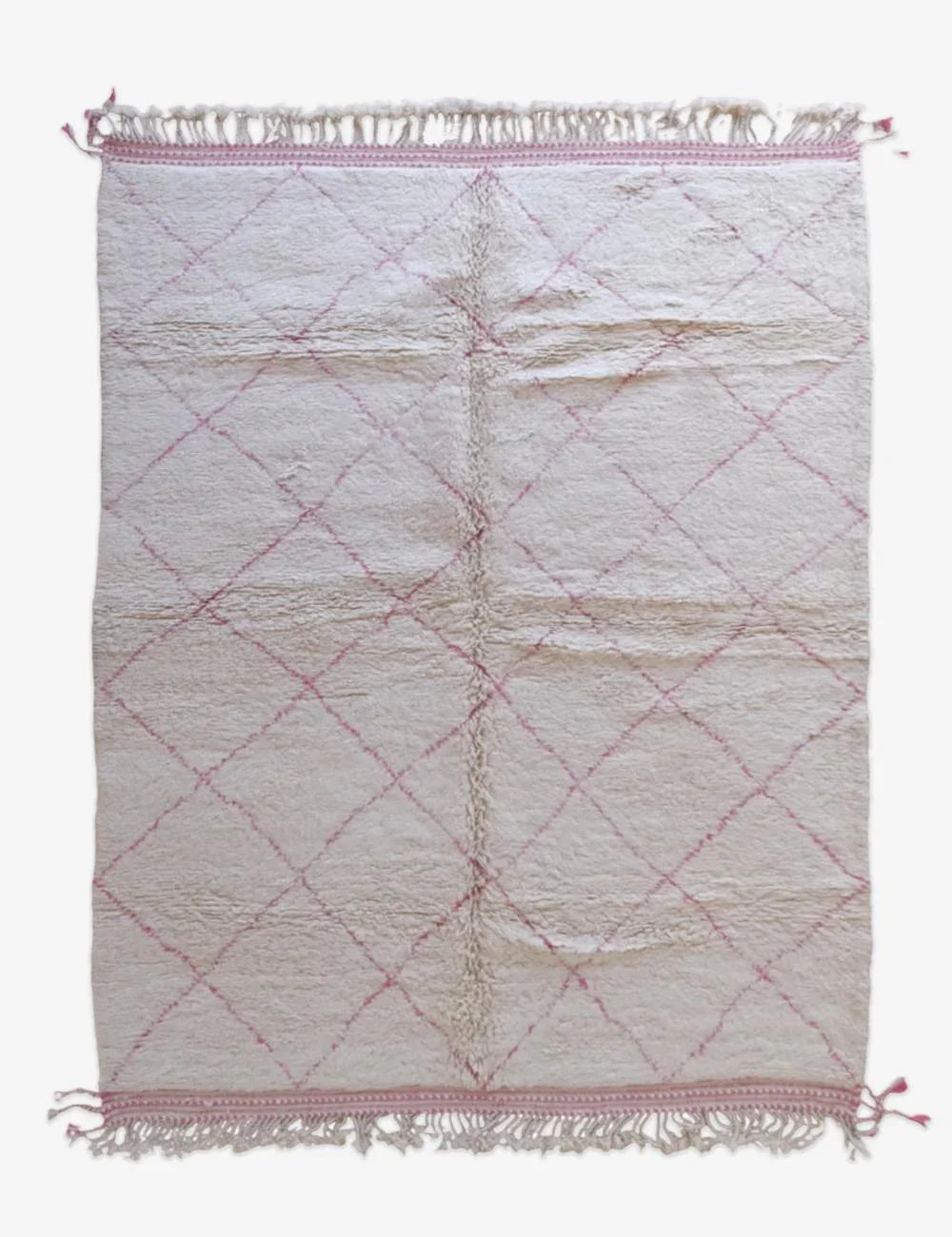 Moroccan Beni Ourain Wool Rug 10.4 x 7.6 ft / 318 x 233 cm - Surcoma