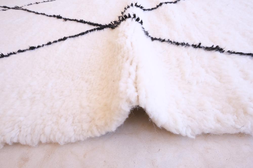 Moroccan Beni Ourain Wool Rug 10 x 6.6 Ft / 304 x 204 cm - Surcoma