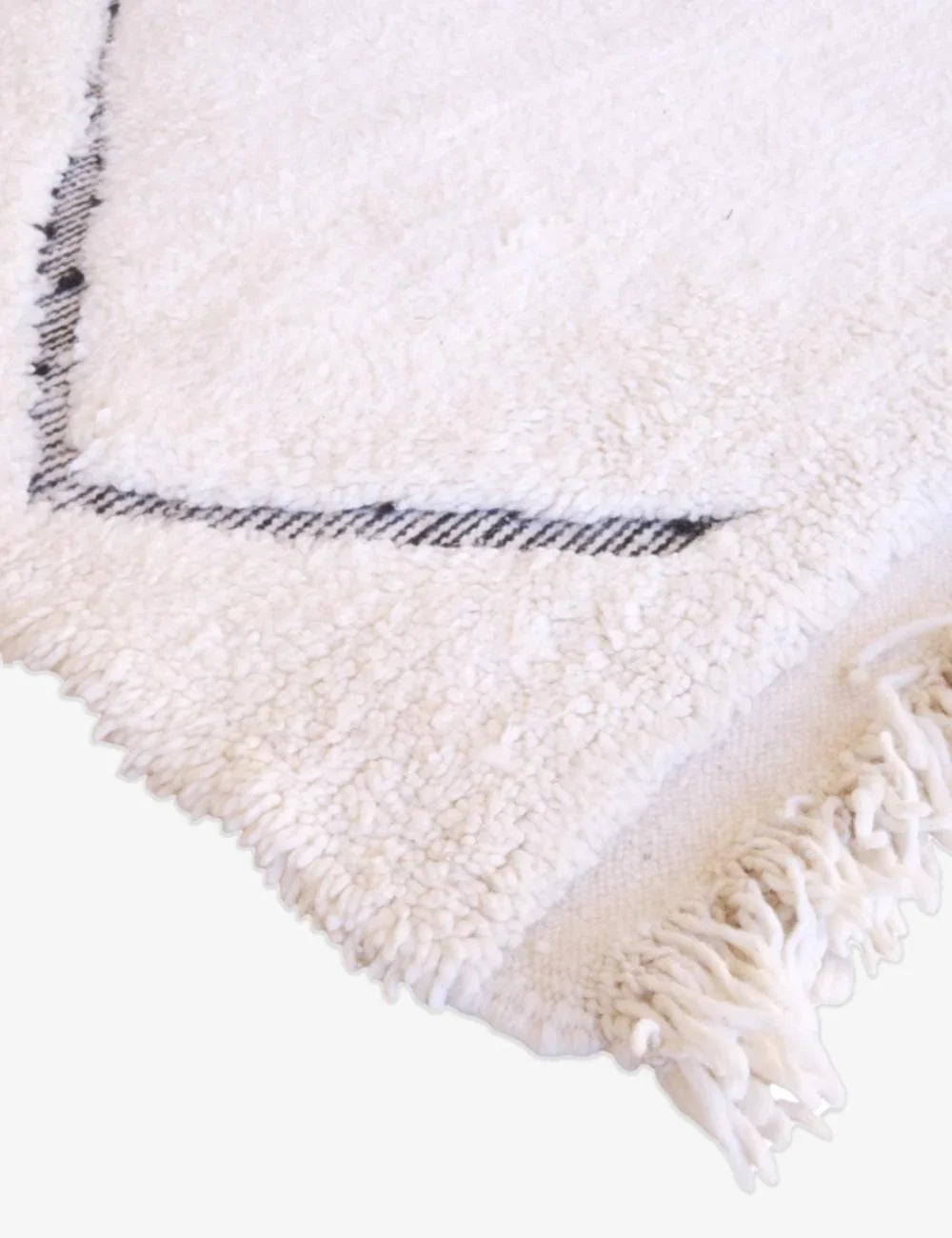 Moroccan Beni Ourain Wool Rug 11.3 x 7.4 ft / 345 x 227 cm - Surcoma