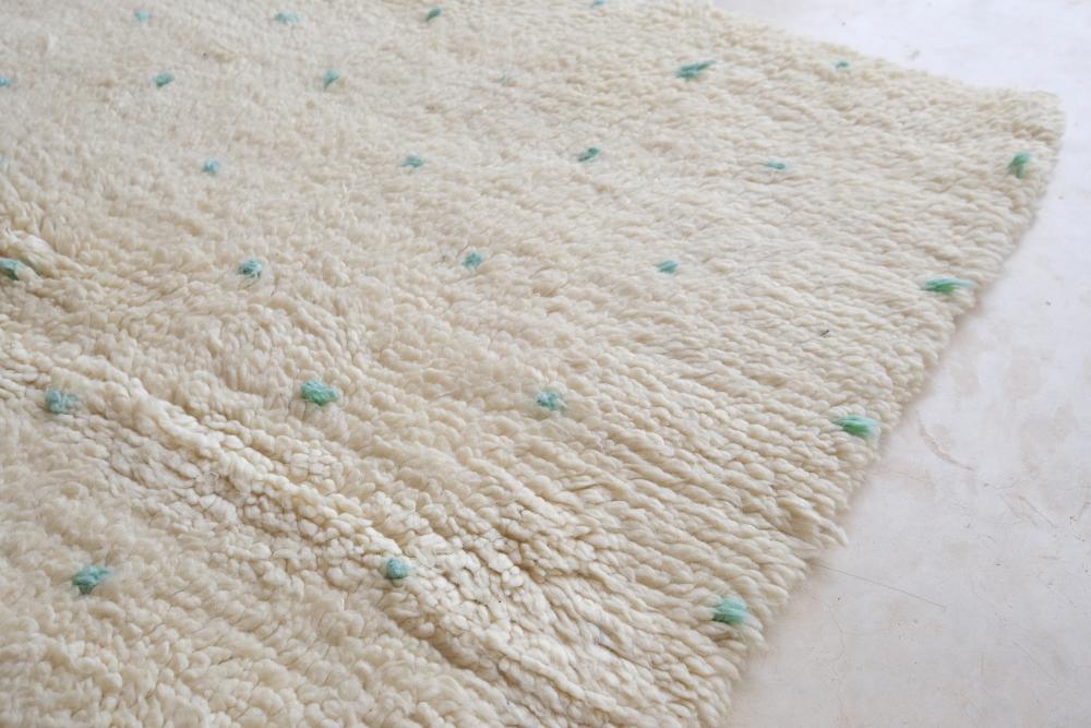 Moroccan Beni Ourain Wool Rug 9.7 x 6.7 ft / 297 x 205 cm - Surcoma