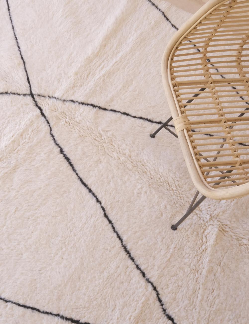 Custom White Beni Ourain Rug - Beni Ourain 08