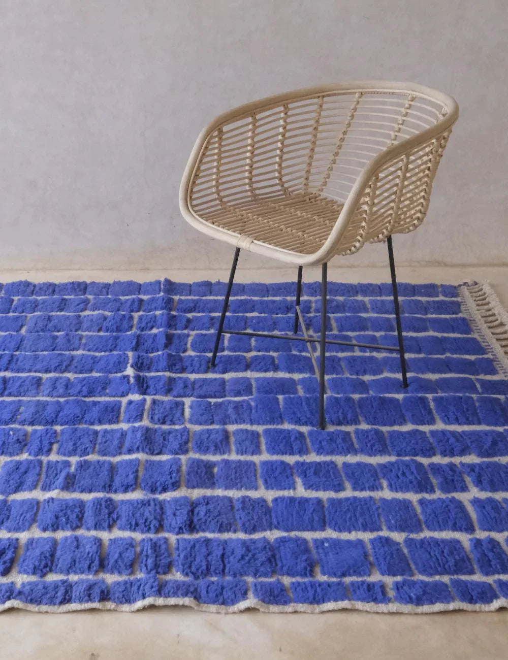 Moroccan Blue Custom Rug - Surcoma