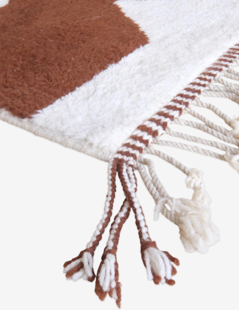 Moroccan Brown Boujad Wool Rug 10.1 x 7.3 ft / 308 x 223 cm - Surcoma