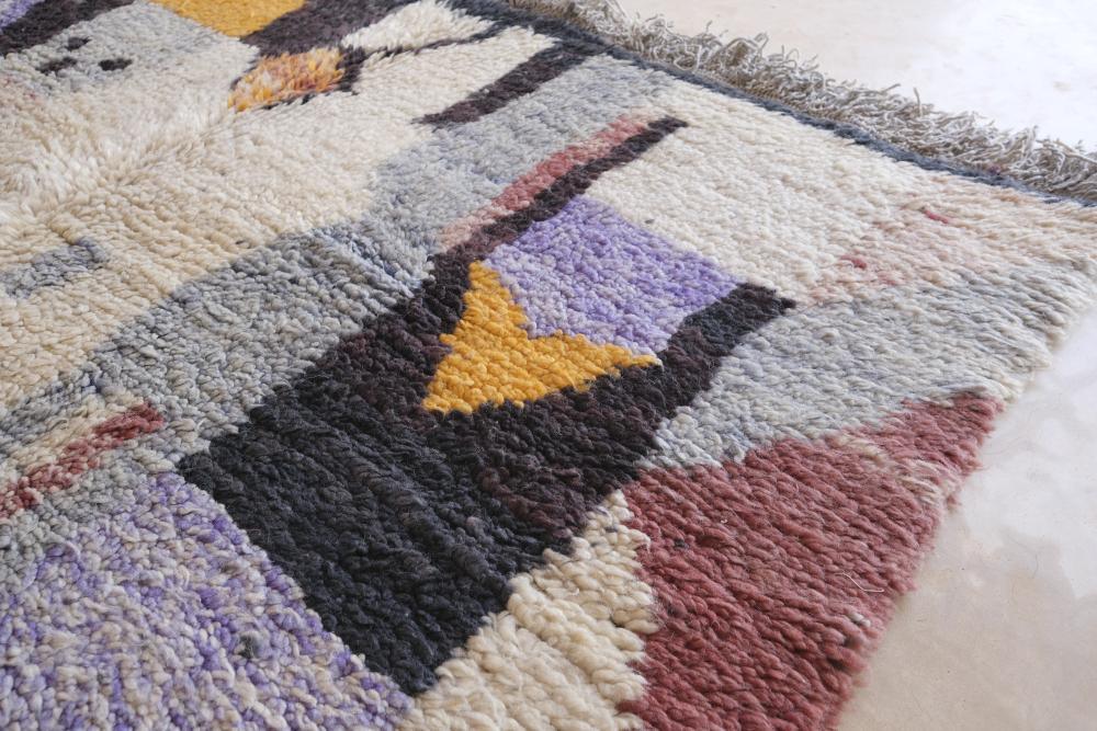 Moroccan Boujad Wool Rug 8.5 x 5.9 ft / 260 x 180 cm - Surcoma