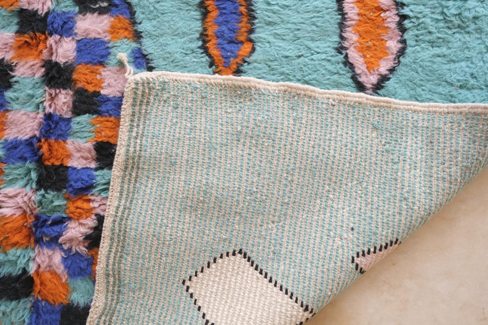 Moroccan Boujad Wool Rug 10.2 x 7.2 ft / 310 x 220 cm - Surcoma