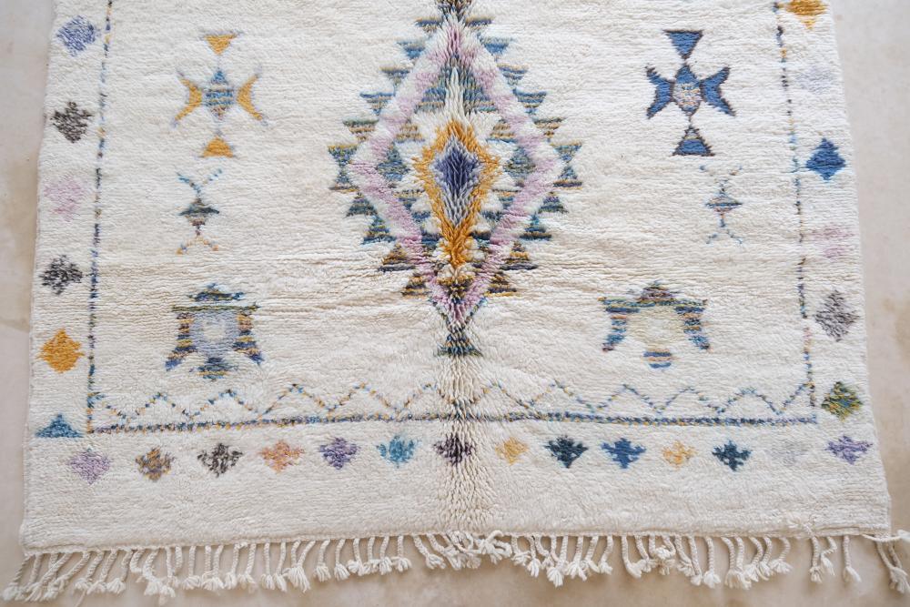 Moroccan Boujad Wool Rug 9.6 x 6.7 ft / 292 x 206 cm - Surcoma