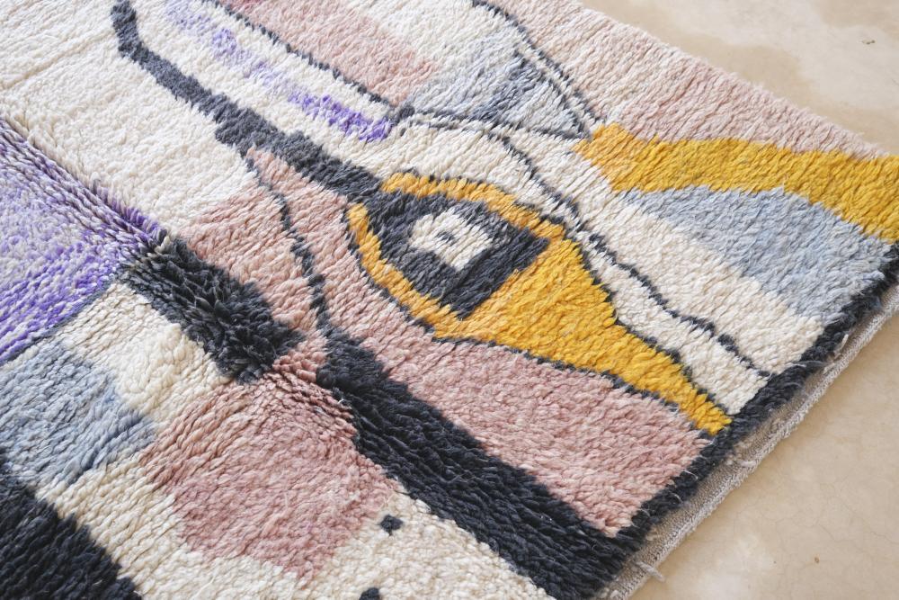 Moroccan Boujad Wool Rug 8.5 x 5.9 ft / 260 x 180 cm - Surcoma