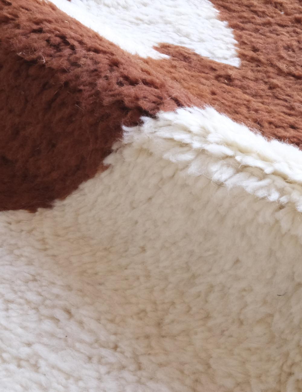 Moroccan Brown Boujad Wool Rug 10.1 x 7.3 ft / 308 x 223 cm - Surcoma