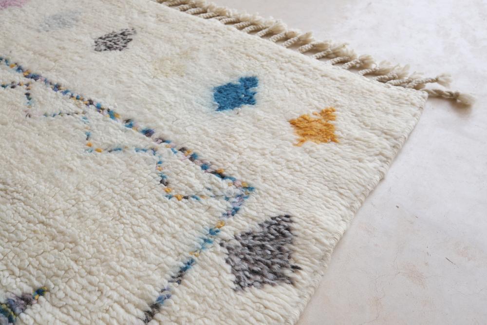 Moroccan Boujad Wool Rug 9.6 x 6.7 ft / 292 x 206 cm - Surcoma