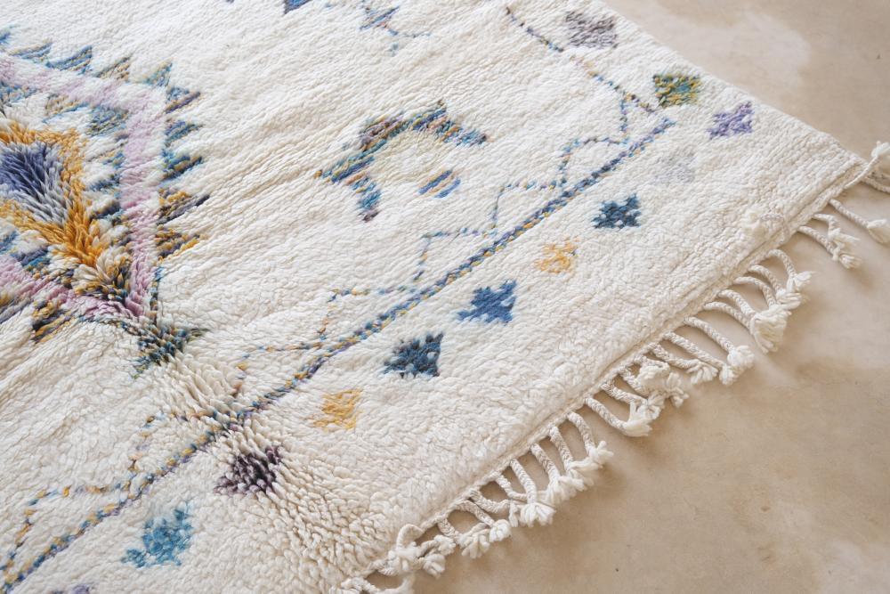 Moroccan Boujad Wool Rug 9.6 x 6.7 ft / 292 x 206 cm - Surcoma
