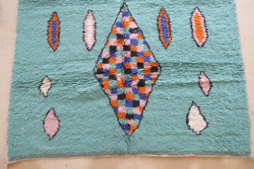 Moroccan Boujad Wool Rug 10.2 x 7.2 ft / 310 x 220 cm - Surcoma