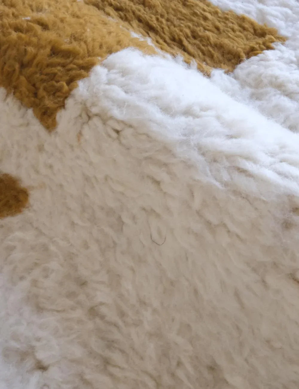 Moroccan Checker Wool Rug 9.5 x 7.7 ft / 290 x 236 cm - Surcoma