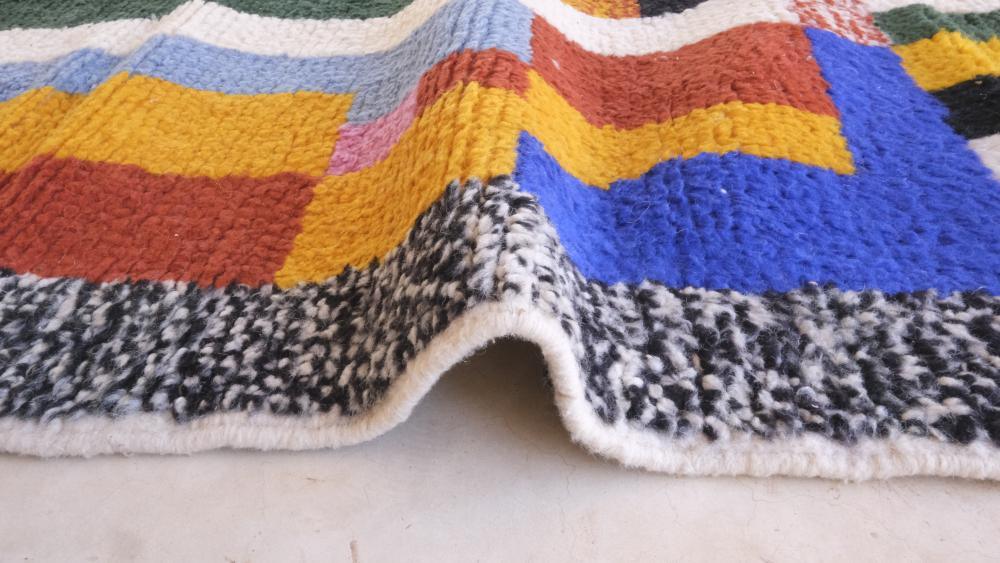 Moroccan Colorful Abstract Rug 9.3 x 7.1 ft / 282 x 219 cm - Surcoma