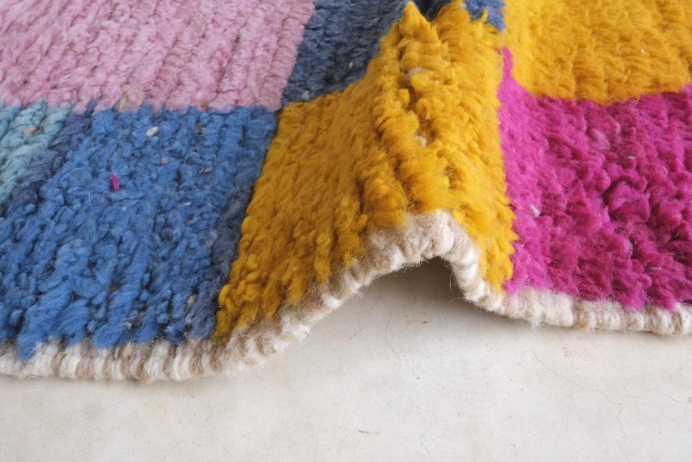 Colorful Boujad Wool Rug 9.8 x 6.7 ft / 300 x 207 cm - Surcoma