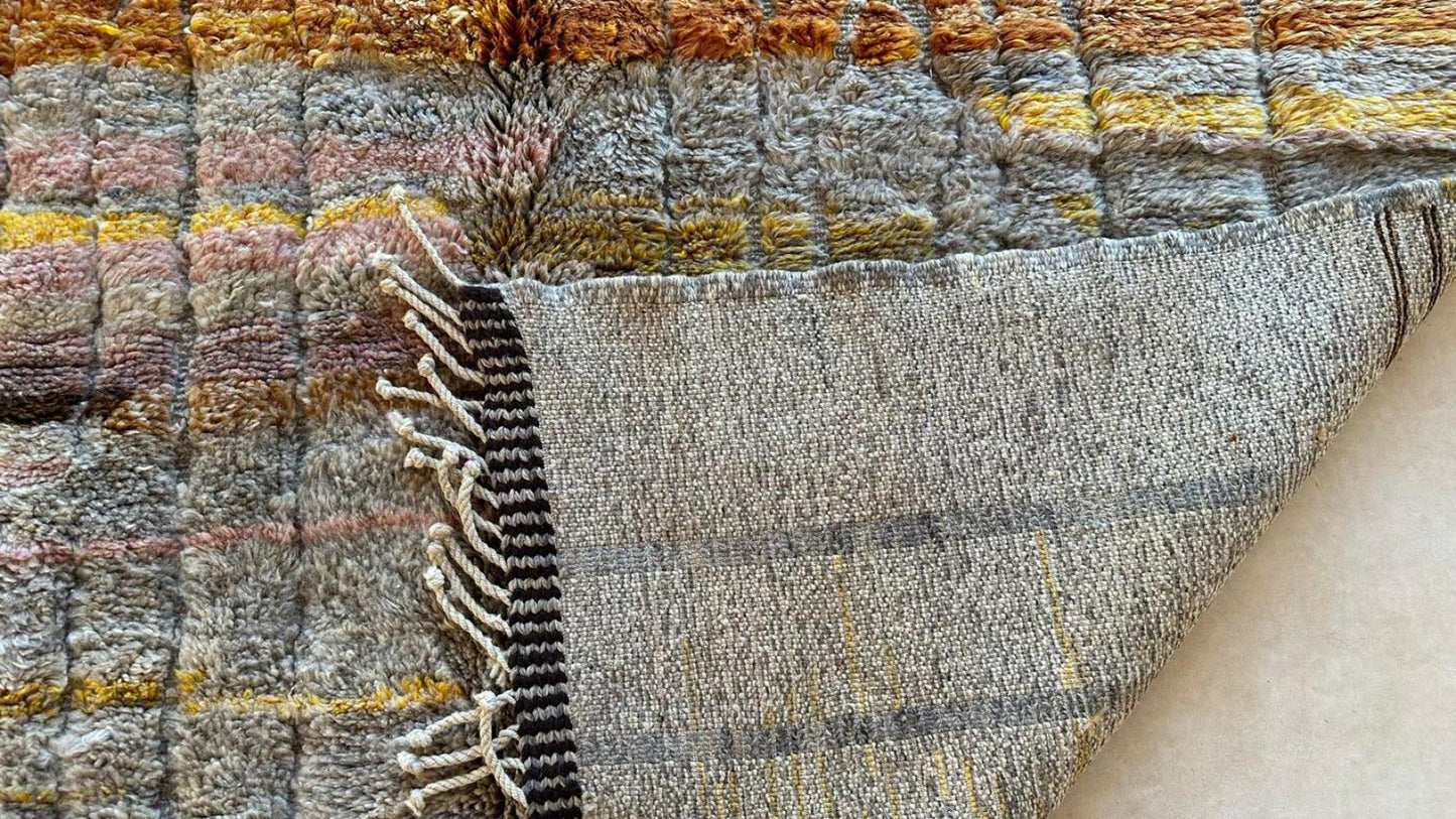 Moroccan Contemporary Wool Rug 10.6 x 7 ft / 322 x 215 cm - Surcoma