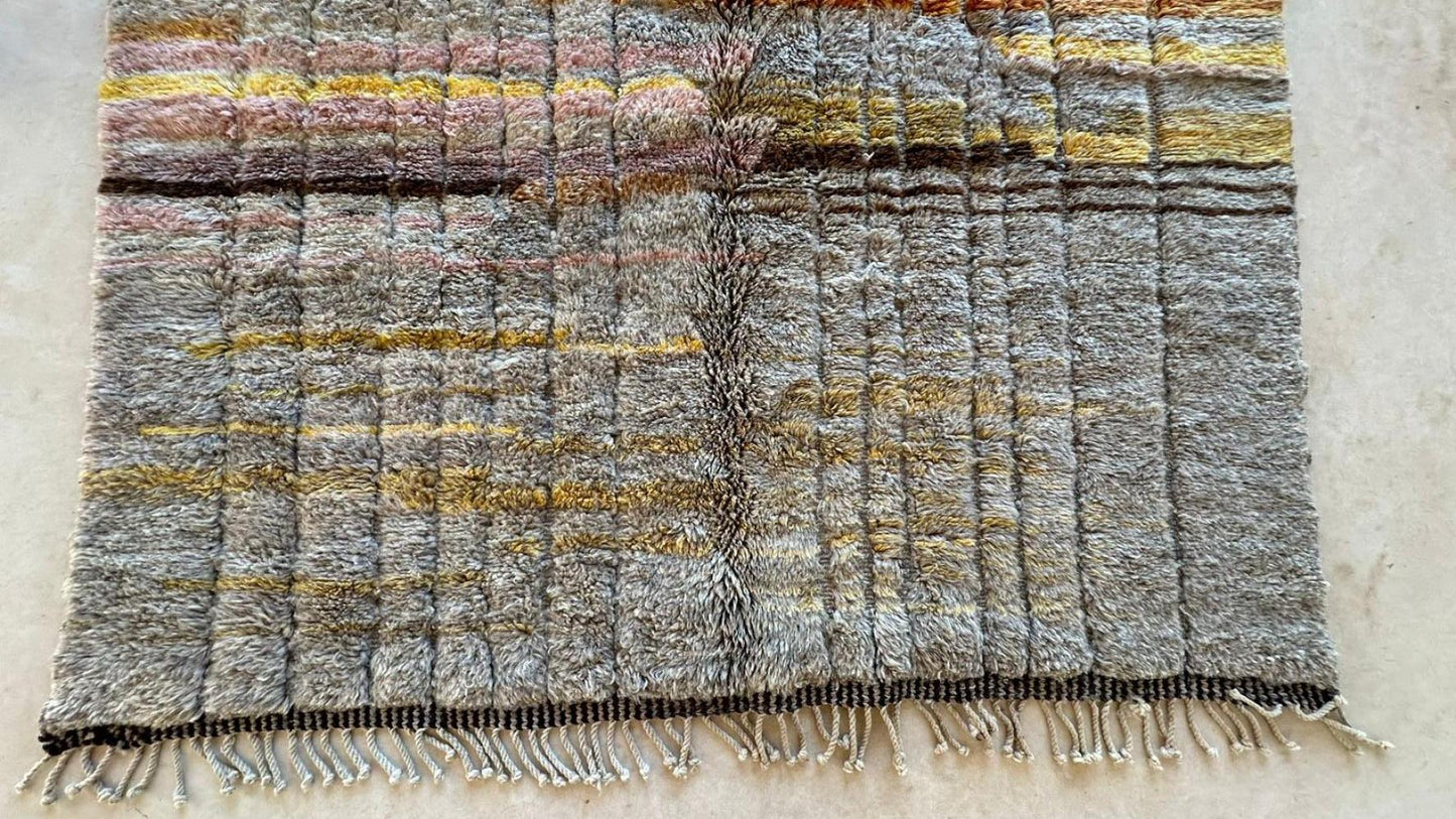Moroccan Contemporary Wool Rug 10.6 x 7 ft / 322 x 215 cm - Surcoma
