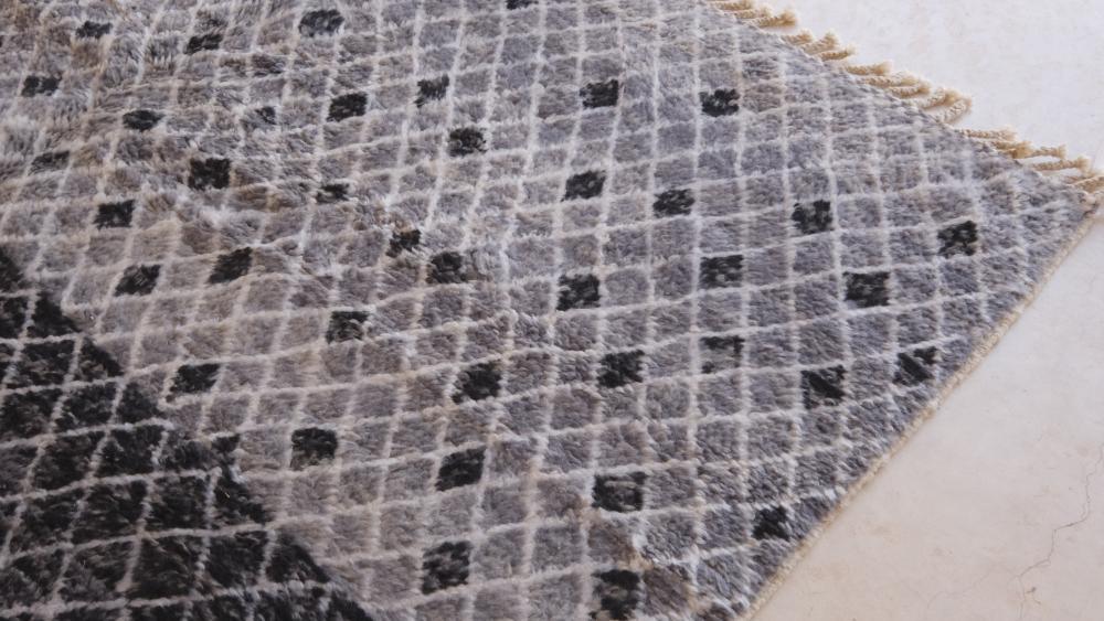 Moroccan Contemporary Gray Rug 9.9 x 8 ft / 302 x 246 cm - Surcoma