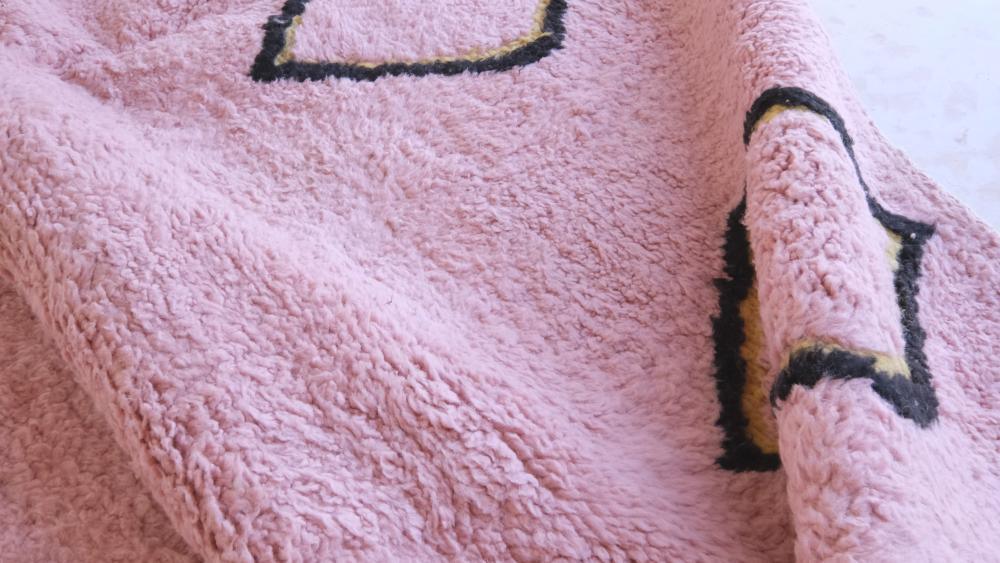 Moroccan Contemporary Pink Rug 9.8 x 8 ft / 298 x 245 cm - Surcoma