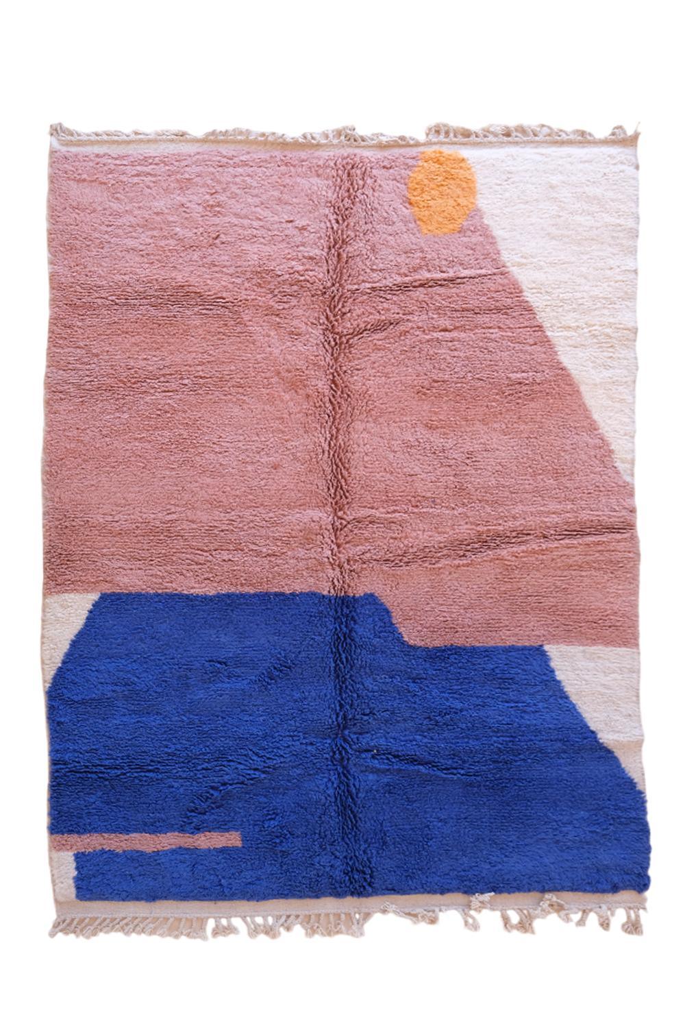 Moroccan Contemporary Wool Rug 9.4 x 6.9 ft / 285 x 211 cm - Surcoma