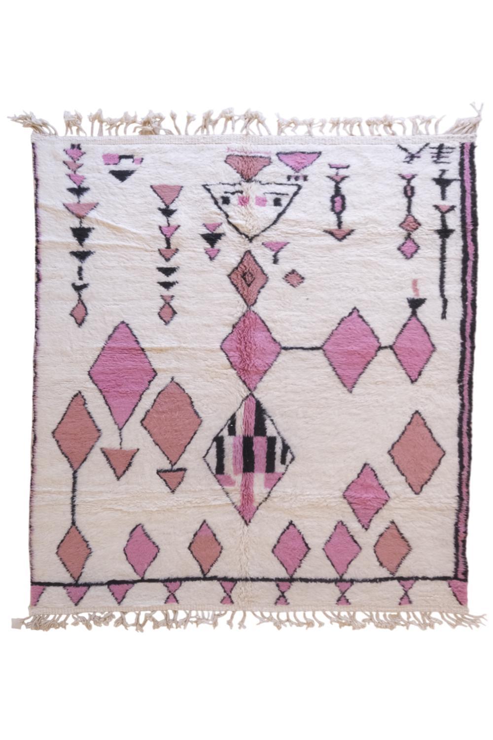 Moroccan Contemporary Wool Rug 9.9 x 8.2 ft / 303 x 251 cm - Surcoma