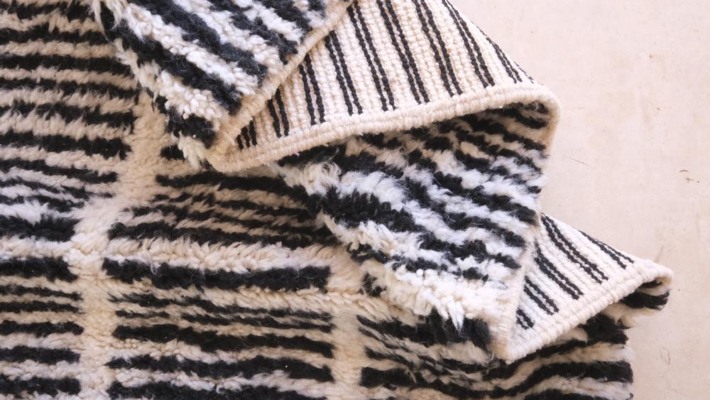 Custom Moroccan Contemporary Wool Rug - Surcoma