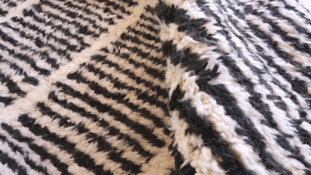 Custom Moroccan Contemporary Wool Rug - Surcoma