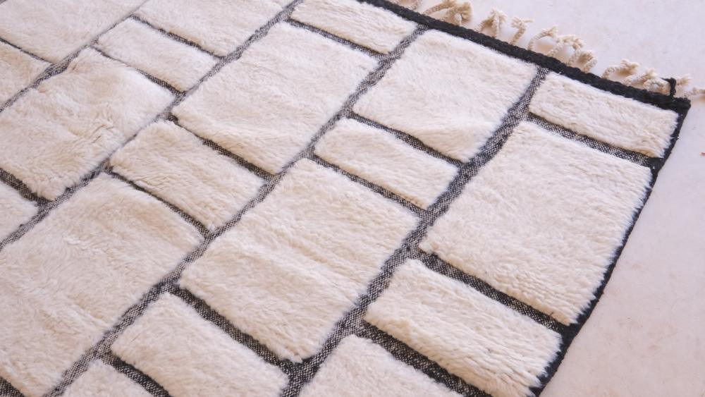 Moroccan Contemporary Wool Rug 9.8 x 8.4 ft / 300 x 256 cm - Surcoma