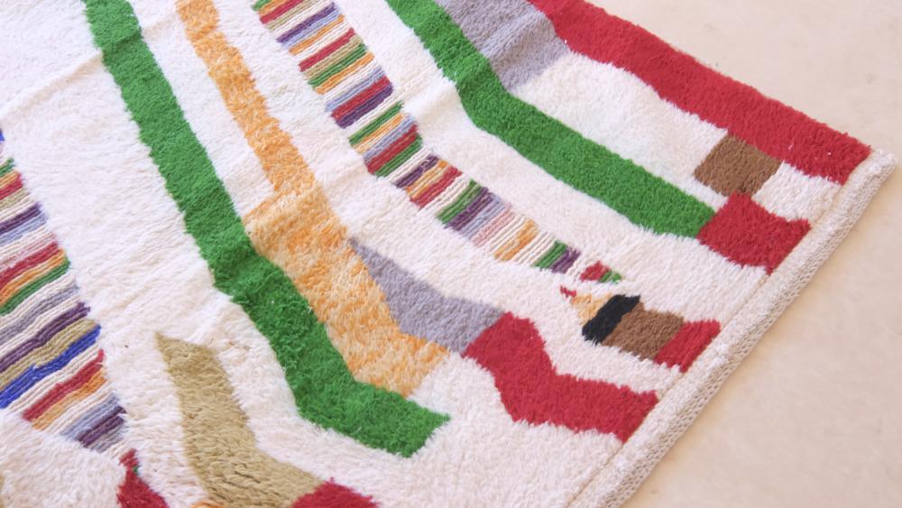 Moroccan Contemporary Wool Rug 11.2 x 8.1 ft / 341 x 247 cm - Surcoma