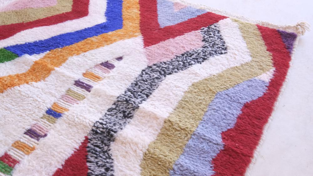 Moroccan Contemporary Wool Rug 11.2 x 8.1 ft / 341 x 247 cm - Surcoma