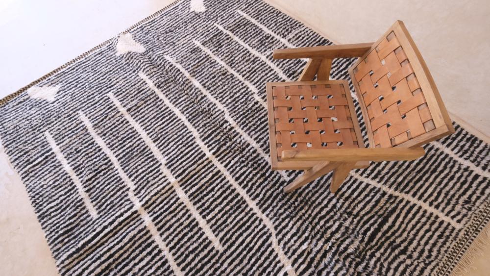 Custom Moroccan Contemporary Wool Rug - Surcoma
