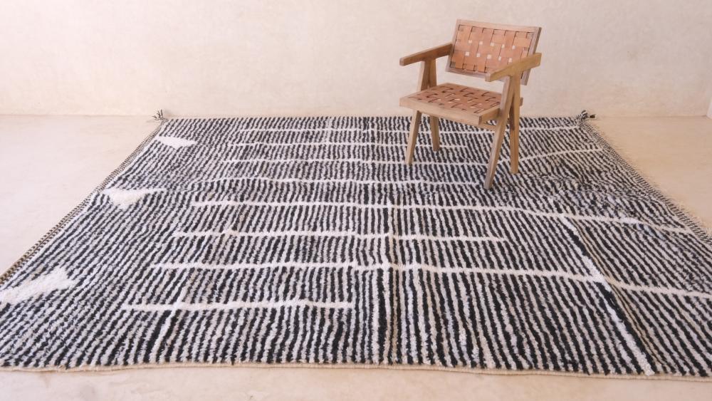 Custom Moroccan Contemporary Wool Rug - Surcoma