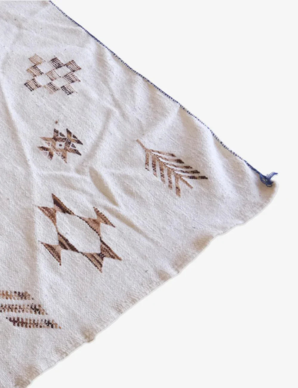 Moroccan Flatwoven Kilim Zanafi 8 x 4.7 ft / 243 x 146 cm - Surcoma
