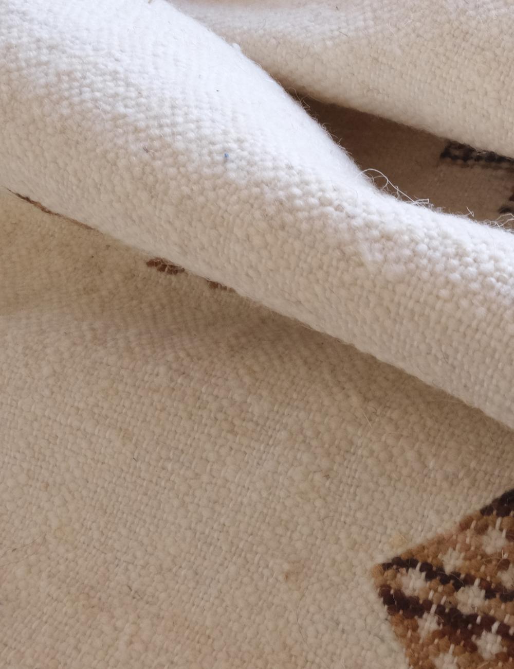 Moroccan Flatwoven Kilim Zanafi 8 x 4.7 ft / 243 x 146 cm