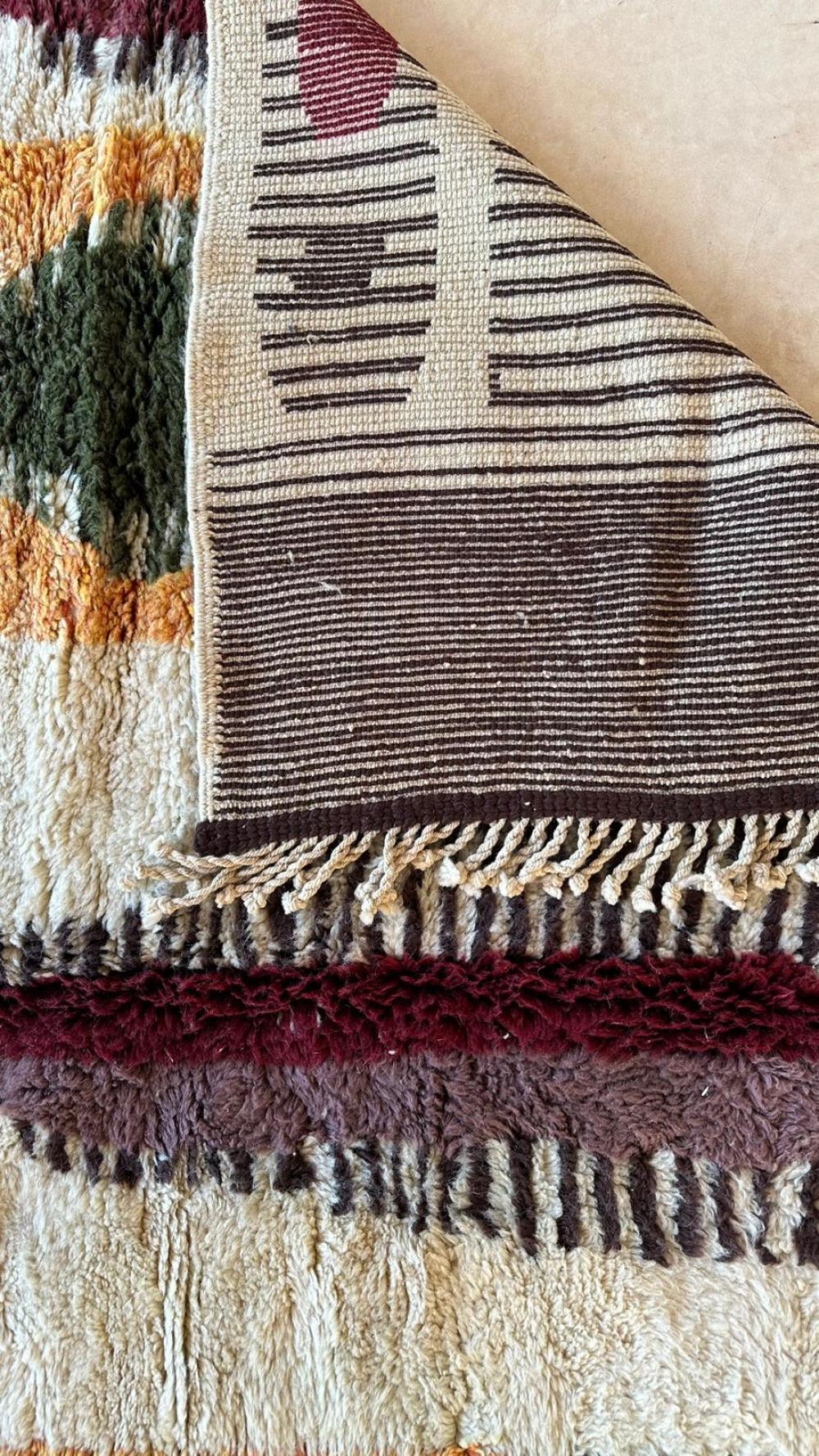 Moroccan Modern Beni MRirt Rug 9.6 x 7 ft / 292 x 216 cm - Surcoma