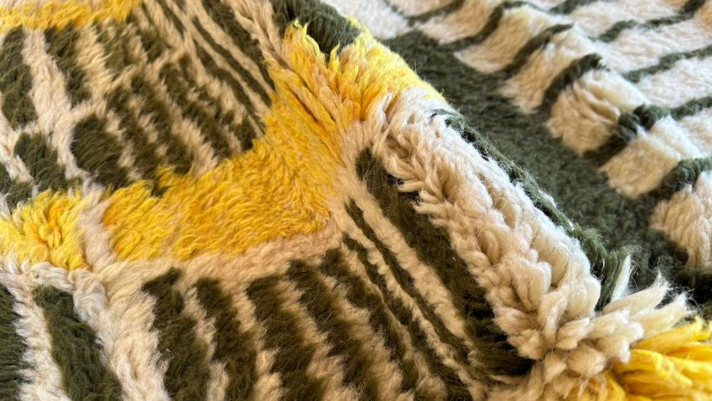 Moroccan Modern Beni MRirt Rug 9.6 x 7 ft / 292 x 216 cm - Surcoma