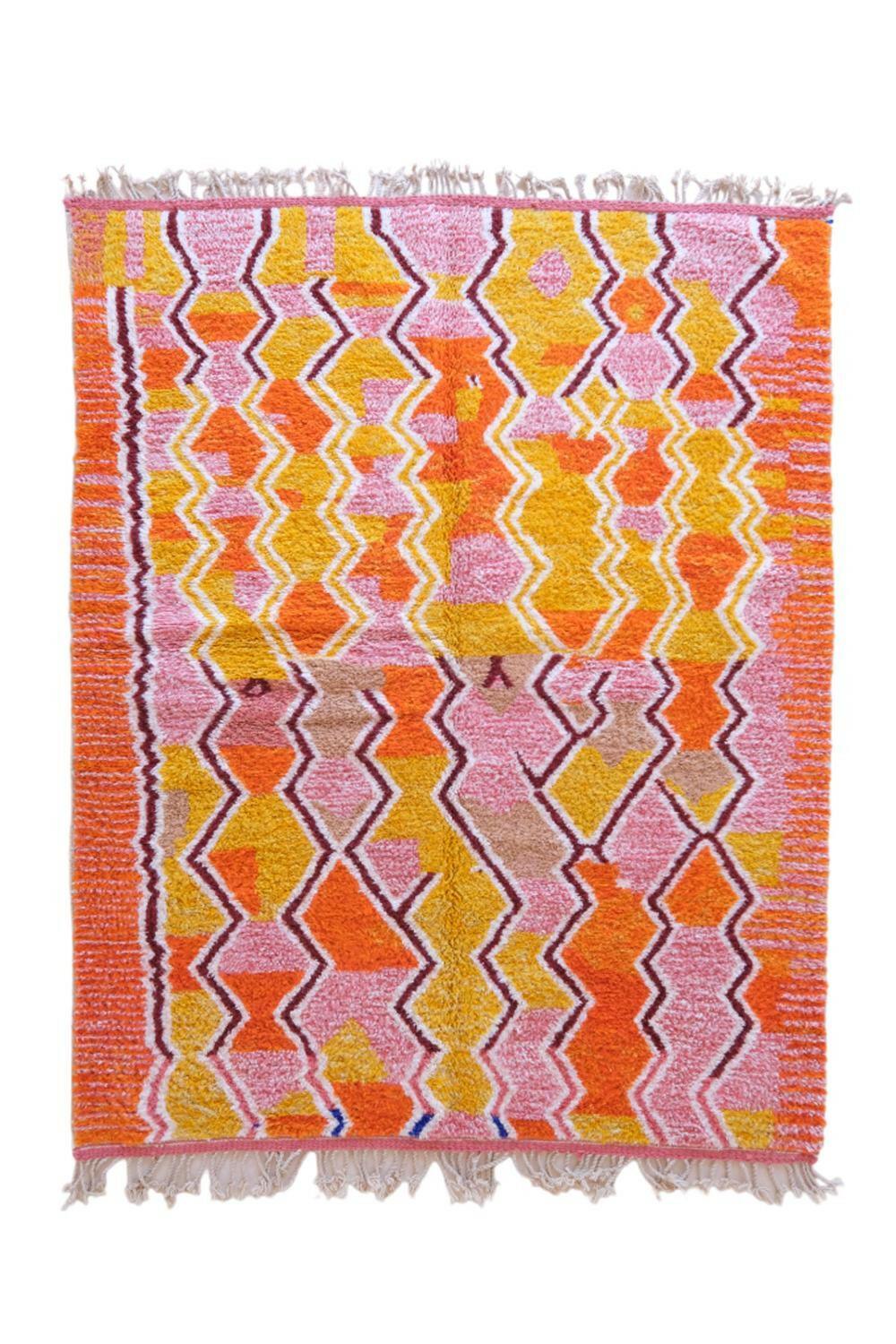 Moroccan Modern Boujad Wool Rug 8.9 x 6.8 ft / 271 x 210 cm - Surcoma