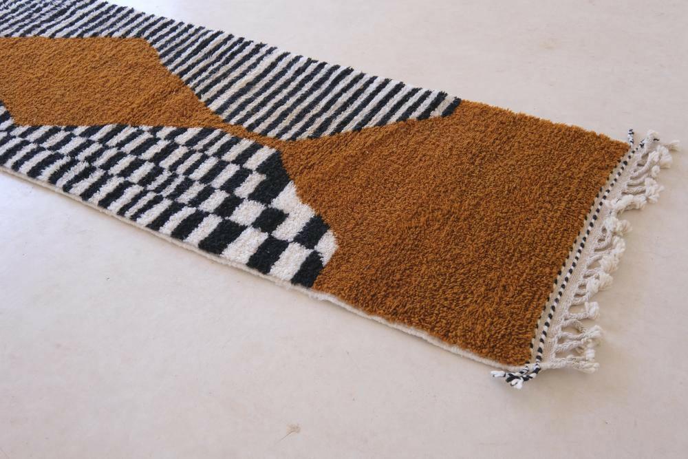 Custom Moroccan Modern Hallway Runner Rug - Surcoma