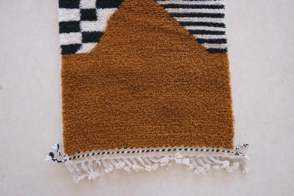 Custom Moroccan Modern Hallway Runner Rug - Surcoma