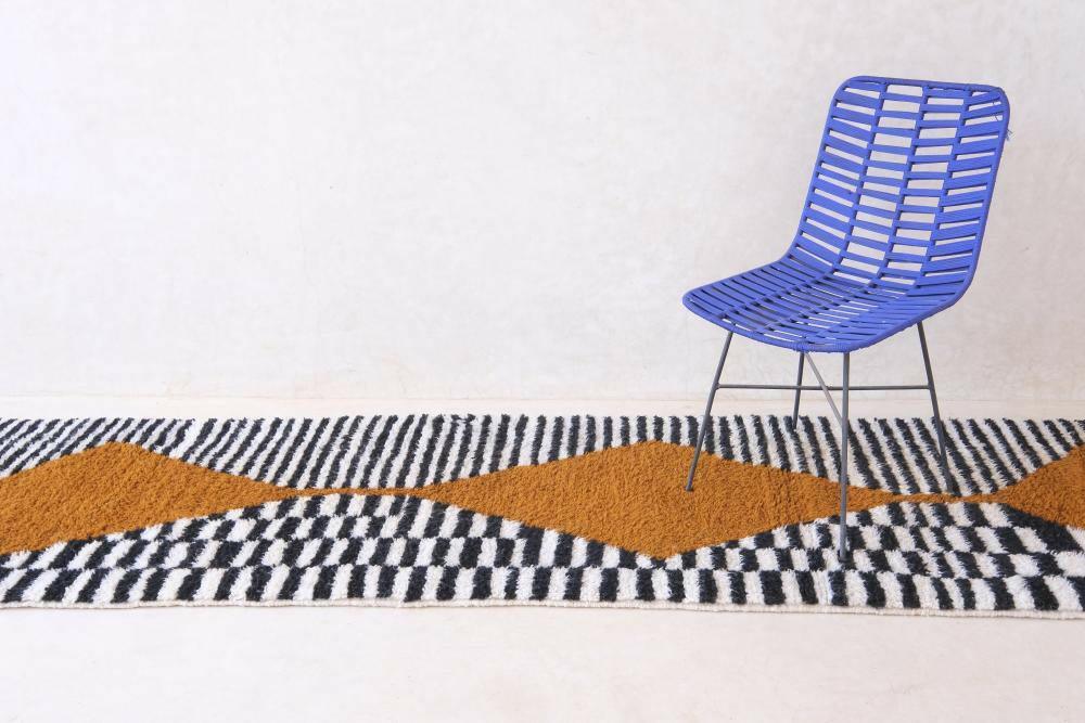 Custom Moroccan Modern Hallway Runner Rug - Surcoma