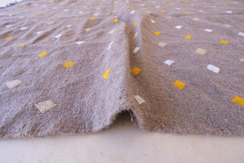 Moroccan Modern Kilim Beni Ourain Rug 7.5 x 4.9 ft / 230 x 152 cm - Surcoma