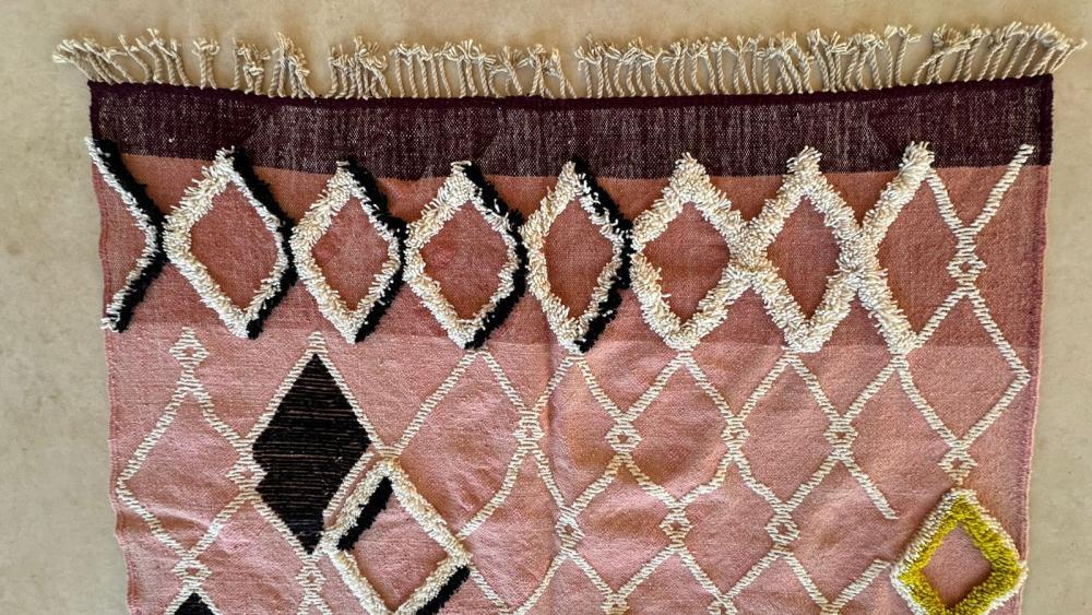 Moroccan Modern Kilim Rug 9.5 x 6.7 ft / 289 x 206 cm - Surcoma