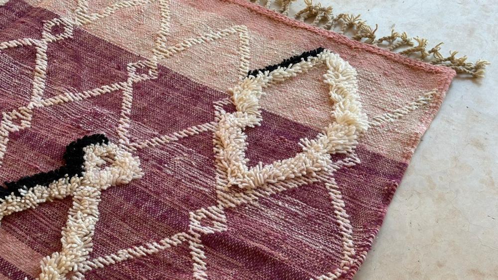 Moroccan Modern Kilim Rug 9.5 x 6.7 ft / 289 x 206 cm - Surcoma