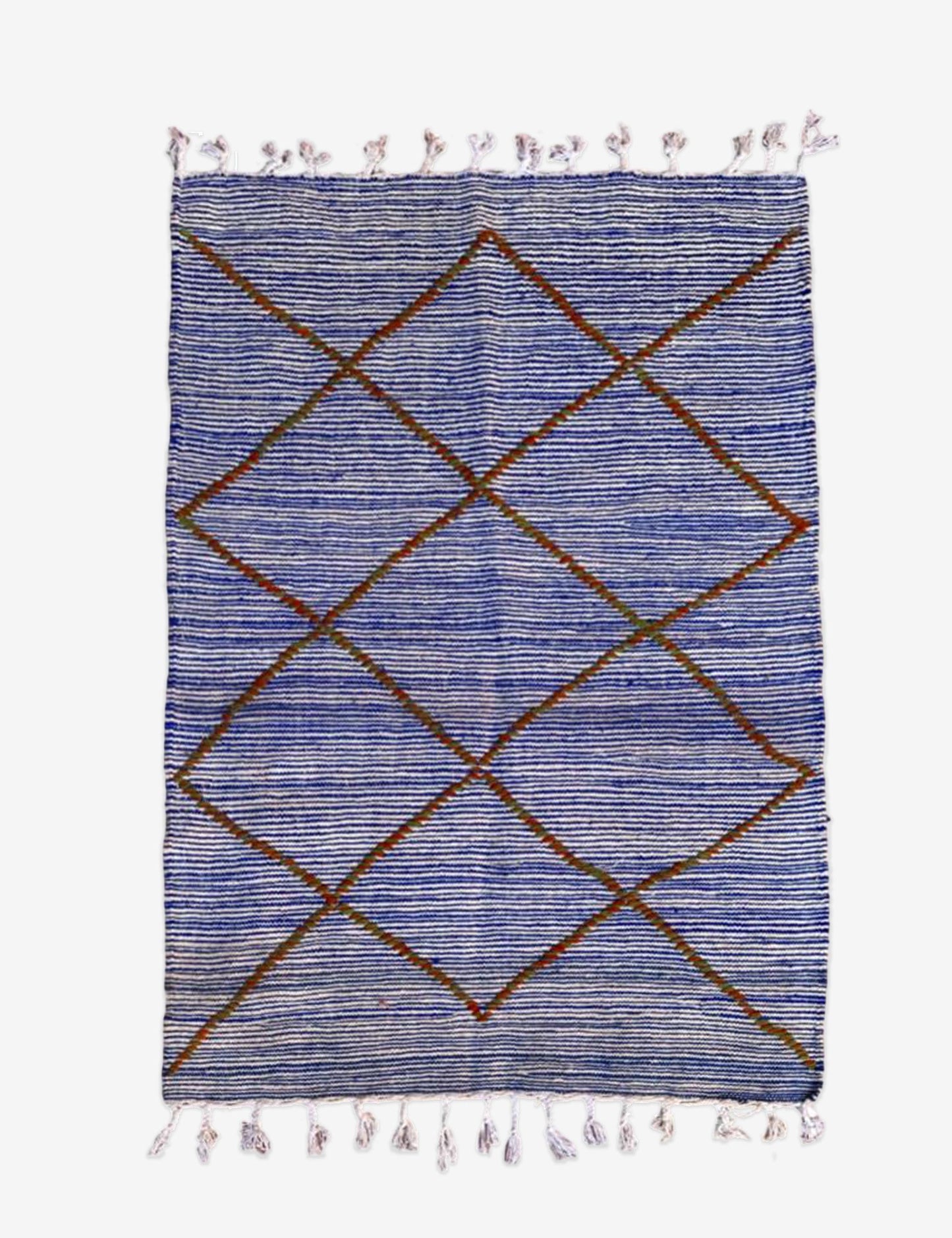 Moroccan Modern Small Kilim Rug 5.1 x 3.4 ft / 155 x 104 cm - Surcoma